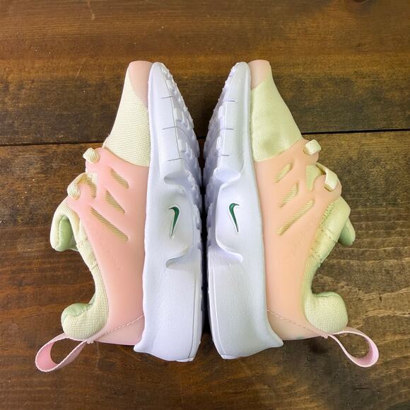 Nike Little Presto Td Toddler Size 7C Style 844767-102 Coconut Milk Ivory Pink - Picture 5 of 9